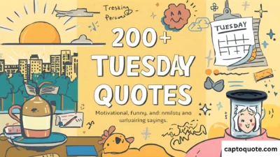 200+ Tuesday Quotes Motivational, Funny, and Inspiring Sayings