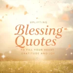 Uplifting Blessing Quotes to Fill Your Heart with Gratitude and Joy