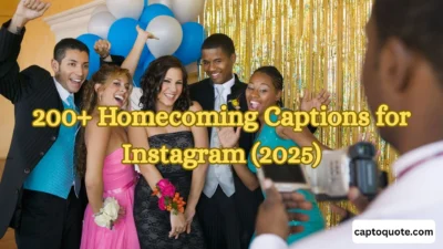 200+ Homecoming Captions for Instagram (2025)