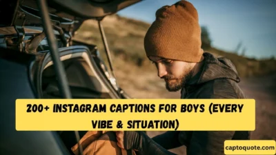 200+ Instagram Captions for Boys (Every Vibe & Situation)