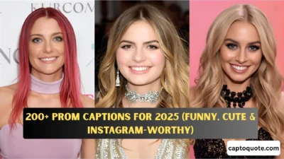 200+ Prom Captions for 2025 (Funny, Cute & Instagram-Worthy)