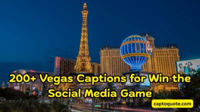 200+ Vegas Captions for Win the Social Media Game