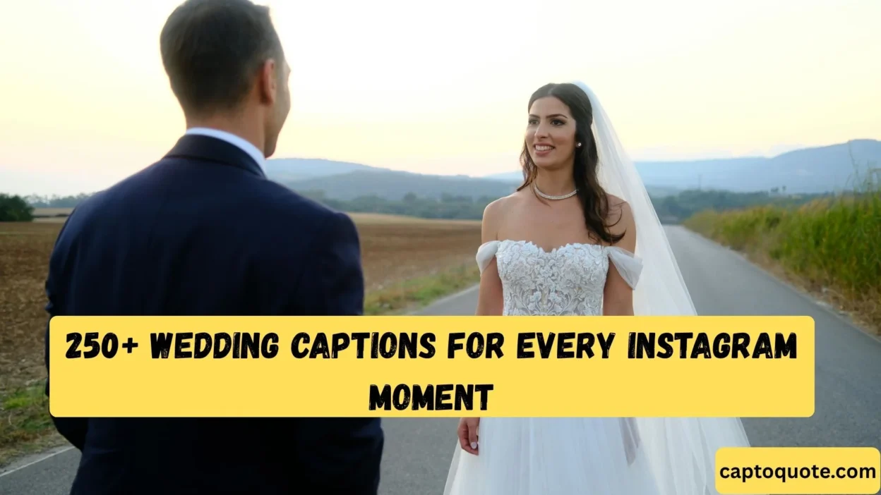 250+ Wedding Captions for Every Instagram Moment