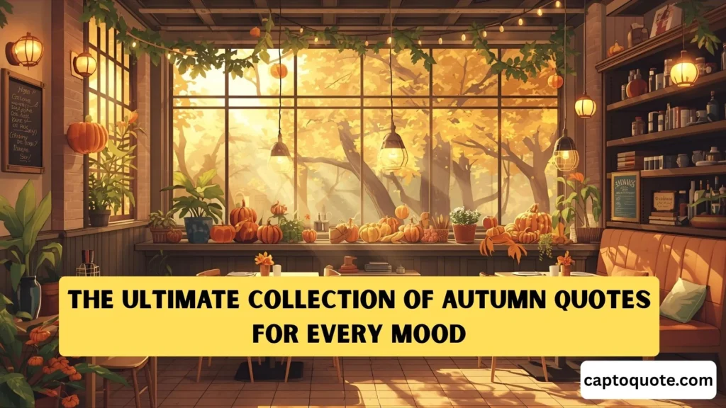 The Ultimate Collection of Autumn Quotes for Every Mood