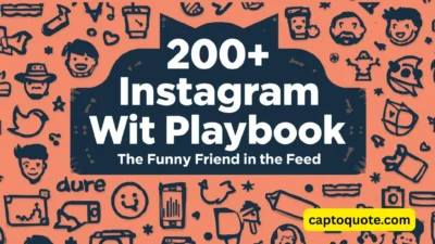 200+ Instagram Wit Playbook the Funny Friend in the Feed