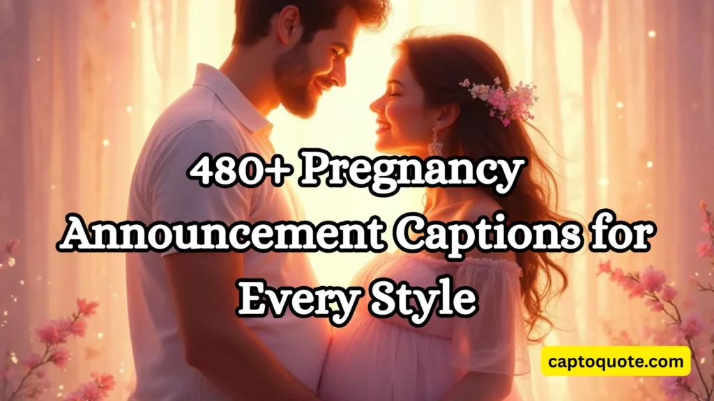 480+ Pregnancy Announcement Captions for Every Style