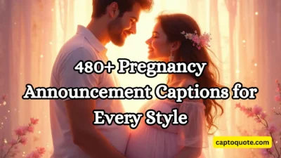 480+ Pregnancy Announcement Captions for Every Style