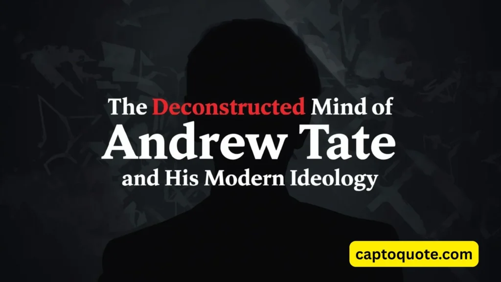 The Deconstructed Mind of Andrew Tate and His Modern Ideology