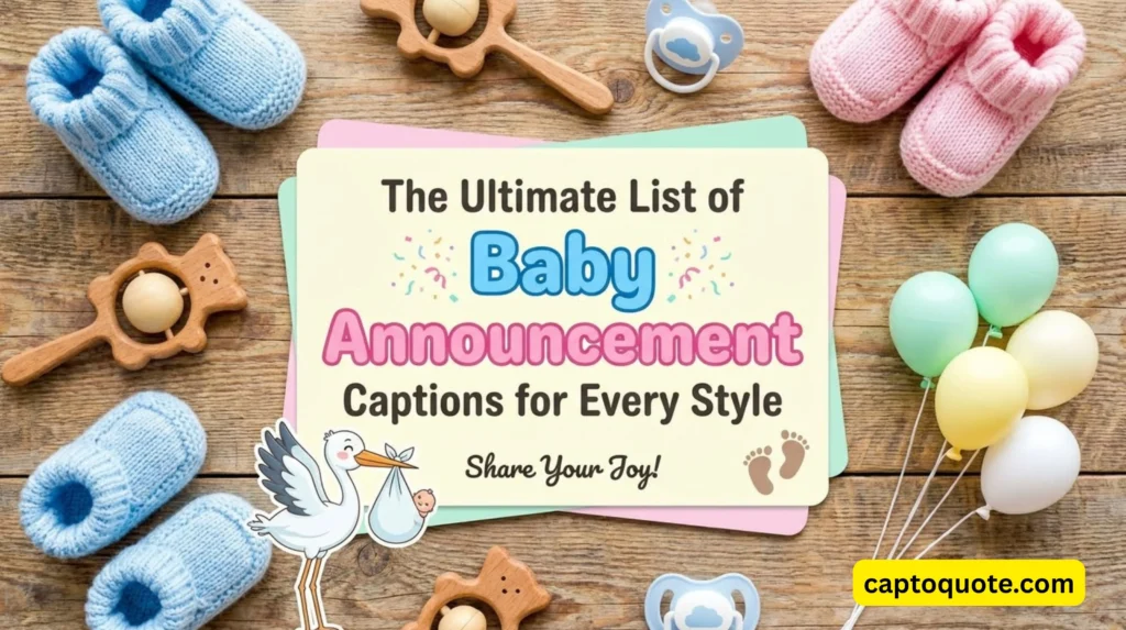 The Ultimate List of Baby Announcement Captions for Every Style