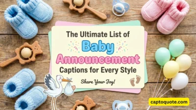 The Ultimate List of Baby Announcement Captions for Every Style